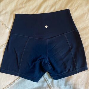 Navy Blue Lululemon Shorts (size 4)